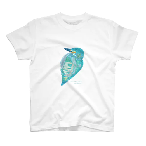 kingfisher with message Regular Fit T-Shirt