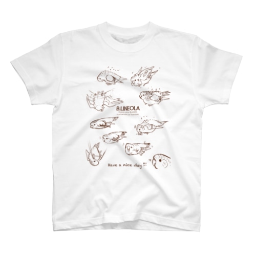 ざっくりサザナミちゃんず Regular Fit T-Shirt