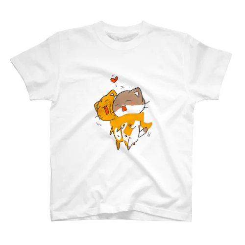 仲良し茶ハチさん❤️ Regular Fit T-Shirt