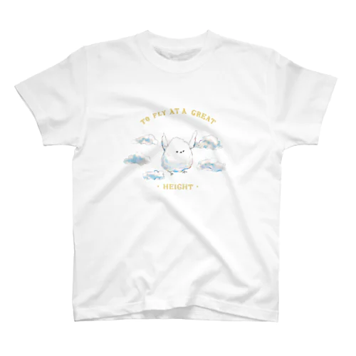 空飛ぶシマエナガちゃん Regular Fit T-Shirt