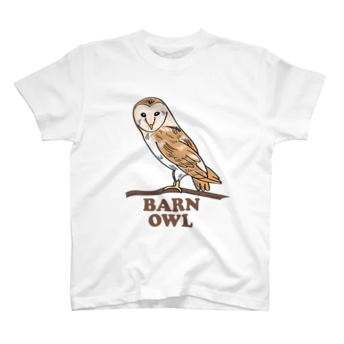 BARN OWL -メンフクロウ- スタンダードTシャツ