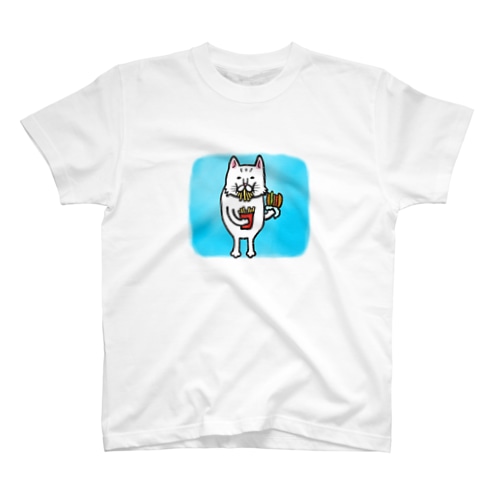 白猫ハンバーガー Regular Fit T-Shirt