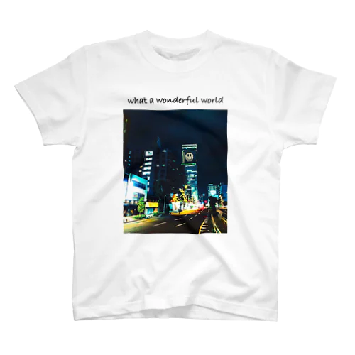 what a wonderful world スタンダードTシャツ