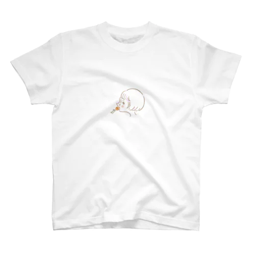 横顔ガール　candy 02 Regular Fit T-Shirt