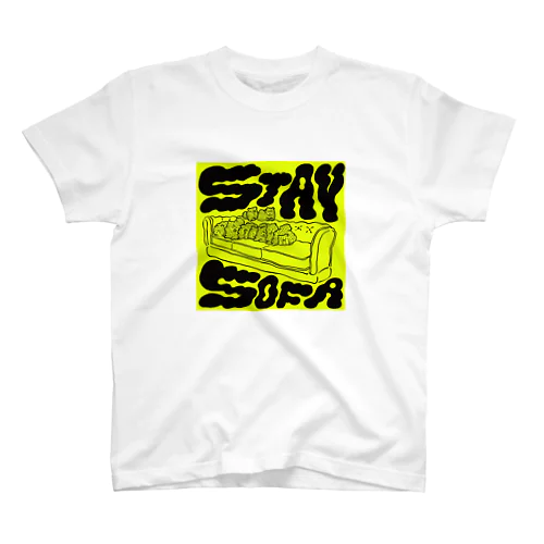 STAY SOFA(yellow) Regular Fit T-Shirt