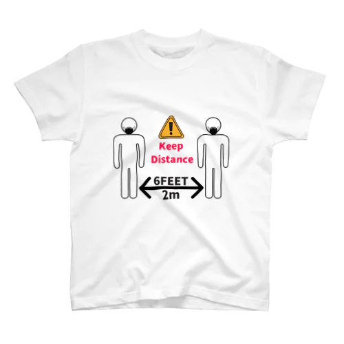 Keep Distance Regular Fit T-Shirt