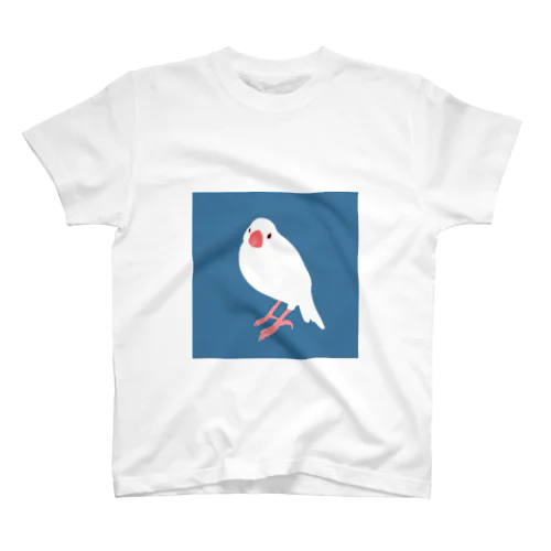 こっちむき文鳥のふうちゃん スタンダードTシャツ