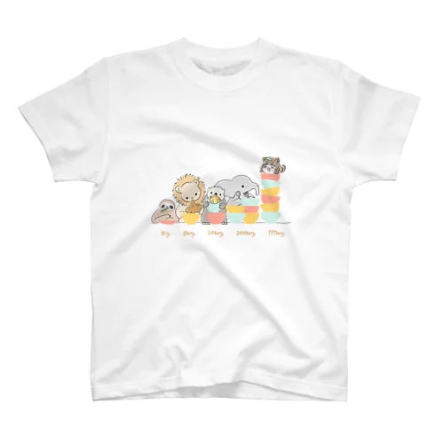 たぬきさんと大食い競争 Regular Fit T-Shirt