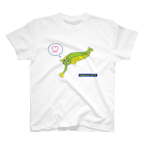 Opabinian LOVE ステッカー Regular Fit T-Shirt