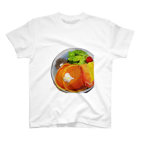 モーニングパンケーキハリネズミ Regular Fit T-Shirt