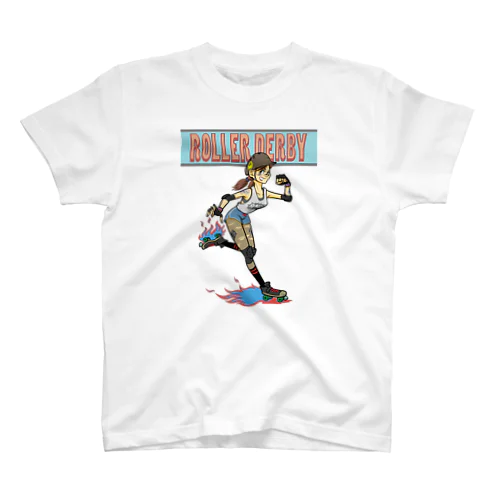 "ROLLER DERBY" Regular Fit T-Shirt