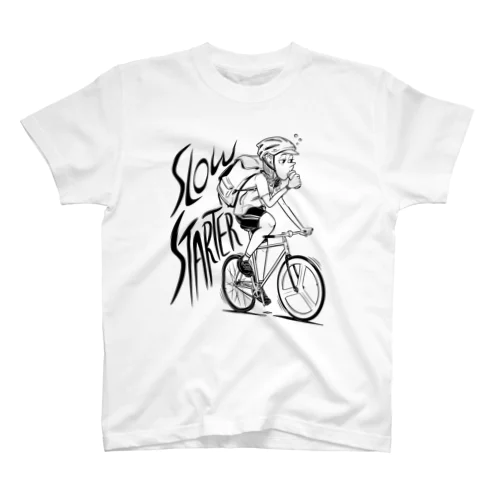 "SLOW STARTER" スタンダードTシャツ