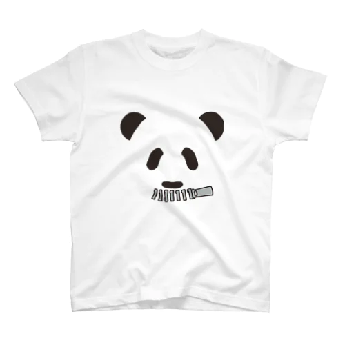 黙食パンダ Regular Fit T-Shirt