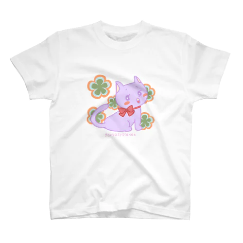 赤いリボンの子猫 Regular Fit T-Shirt