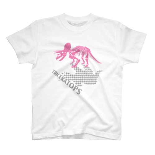 ピンクトリケラトプス Regular Fit T-Shirt