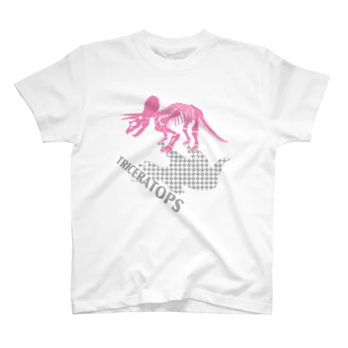 ピンクトリケラトプス Regular Fit T-Shirt
