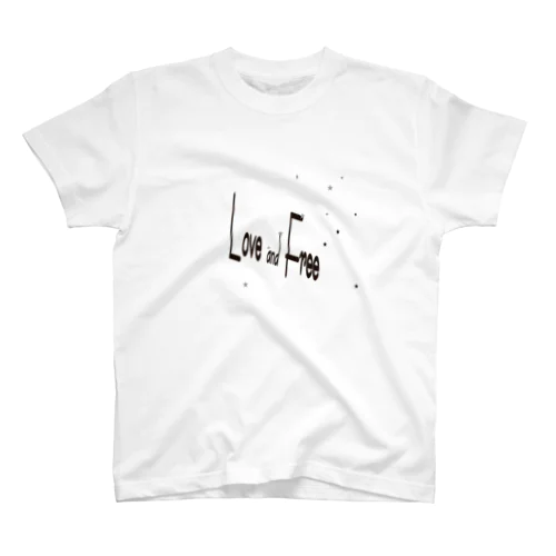 love ＆ free（星に願いを） Regular Fit T-Shirt
