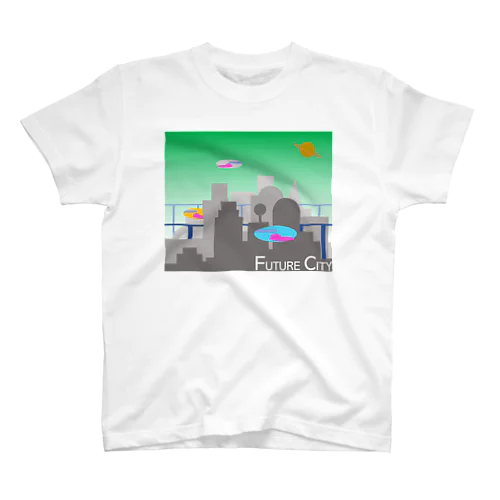 FUTURE CITY（街並） Regular Fit T-Shirt