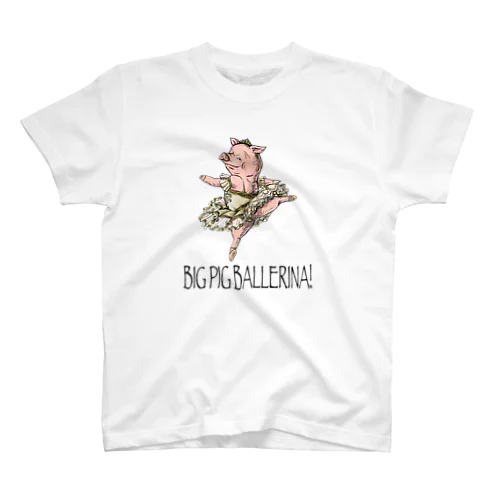 BIG PIG BALLERINA! Princess Aurora Regular Fit T-Shirt