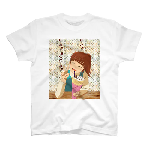 クレープと女の子 スタンダードTシャツ