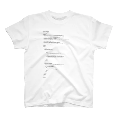 HTML スタンダードTシャツ