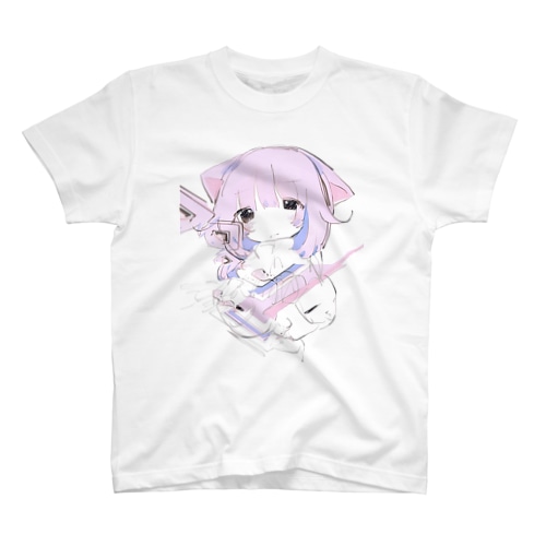 朦朧（桃） Regular Fit T-Shirt