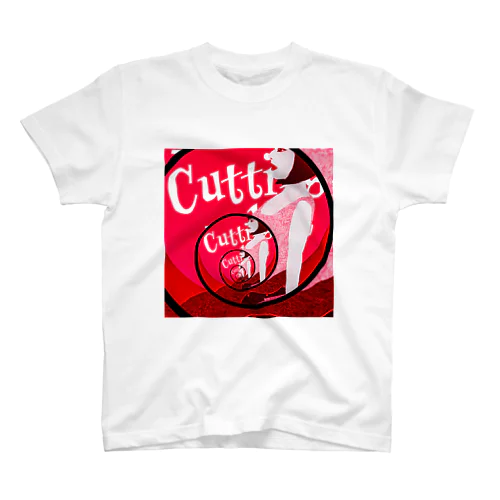 CUTTING EDGE RED Regular Fit T-Shirt