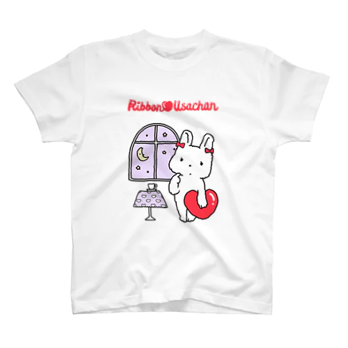 リボンうさちゃん Regular Fit T-Shirt