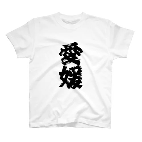 【ご当地グッズ・ひげ文字】　愛媛 Regular Fit T-Shirt