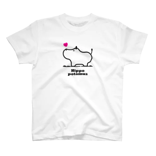 ヒッポー（カバ） スタンダードTシャツ