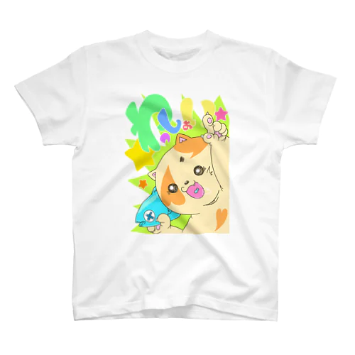 わっしょいにゃんこ Regular Fit T-Shirt