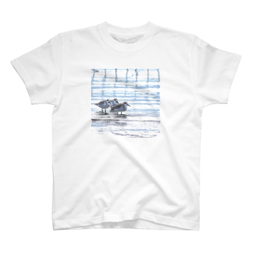 雨上がりのミユビシギ Regular Fit T-Shirt