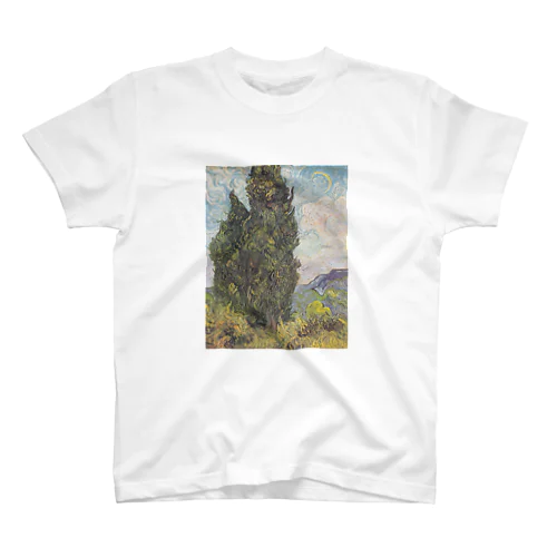 ゴッホ / 『二本の糸杉』1889年6月 Regular Fit T-Shirt