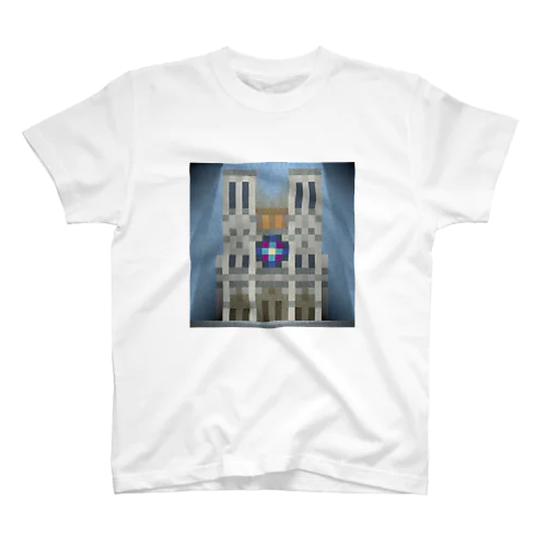  パリ　ノートルダム大聖堂 スタンダードTシャツ