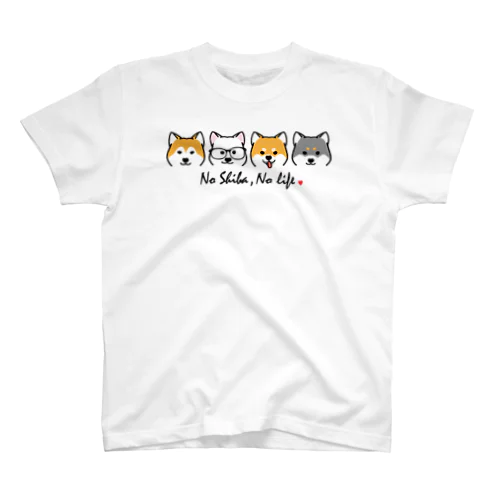 No Shiba,No life. Regular Fit T-Shirt