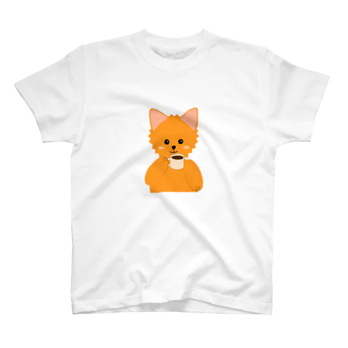 ポメラニアンのポメリン-コーヒーブレイク- Regular Fit T-Shirt