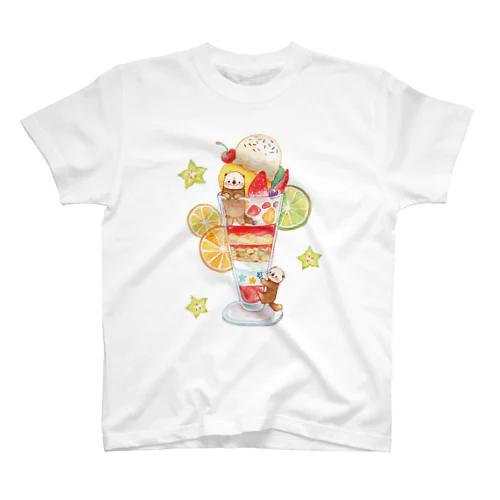 ラッコとパフェ スタンダードTシャツ