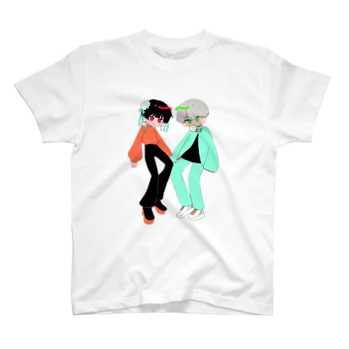 チャイナな男の子と女の子 スタンダードTシャツ