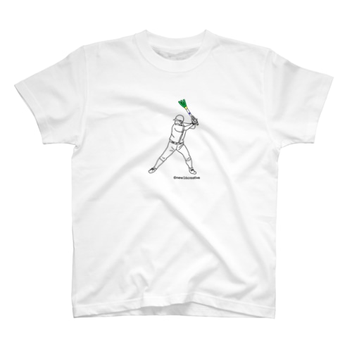 野球×ネギ  Regular Fit T-Shirt