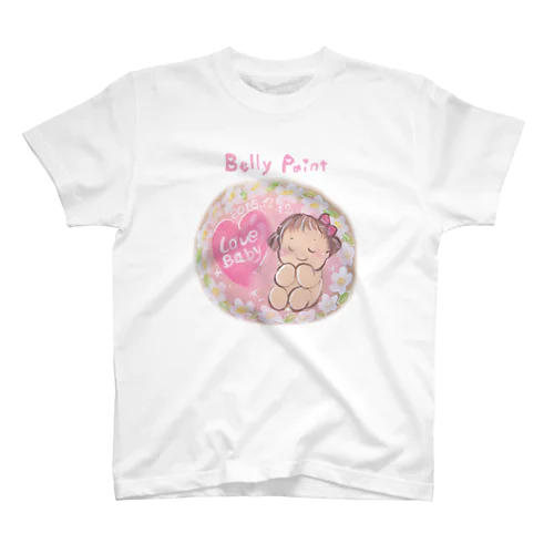 赤ちゃんとお花 スタンダードTシャツ