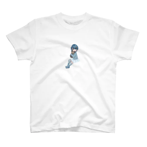 みずいろぷにちゃん Regular Fit T-Shirt