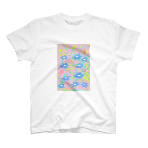 春の花畑 Regular Fit T-Shirt