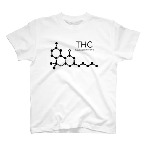 THC〈大麻〉化学構造式 Regular Fit T-Shirt