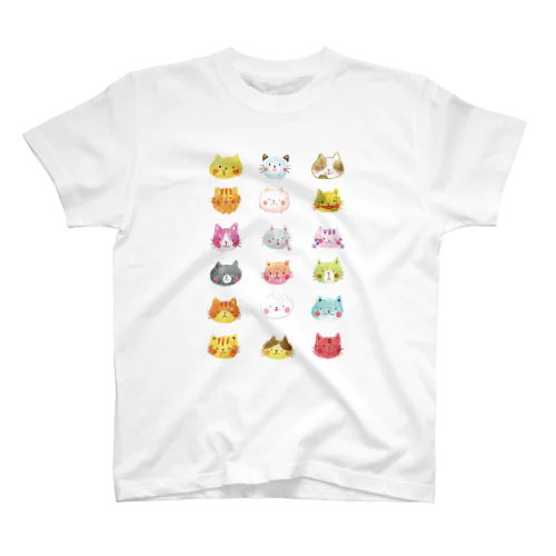 ねこねこバッグ Regular Fit T-Shirt