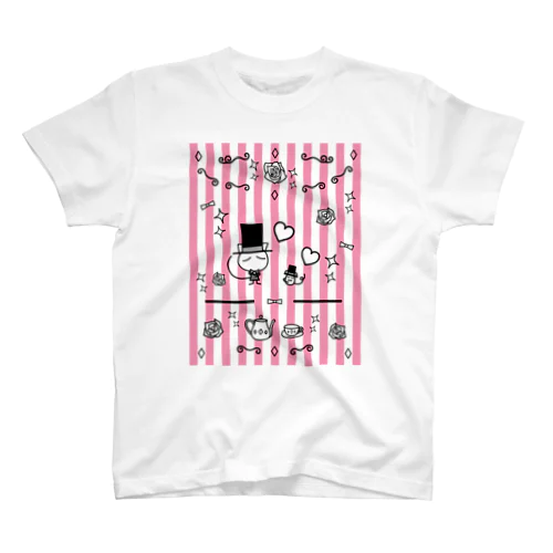 手足棒にゃん＊tea time スタンダードTシャツ