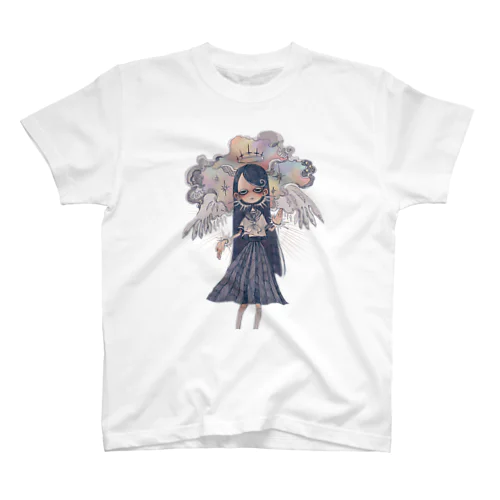 病ミ少女_黒髪ロング Regular Fit T-Shirt