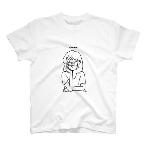マチダタケル - hmmm Girl Regular Fit T-Shirt
