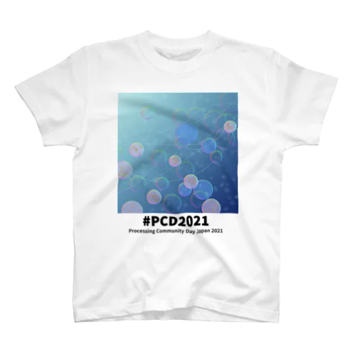 PCD Japan 2021 スーベニアTシャツ 【Designed by eboshidori ver.】 Regular Fit T-Shirt