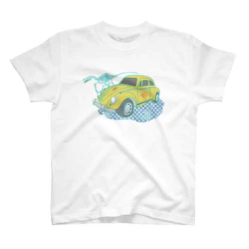 車とラプトル スタンダードTシャツ