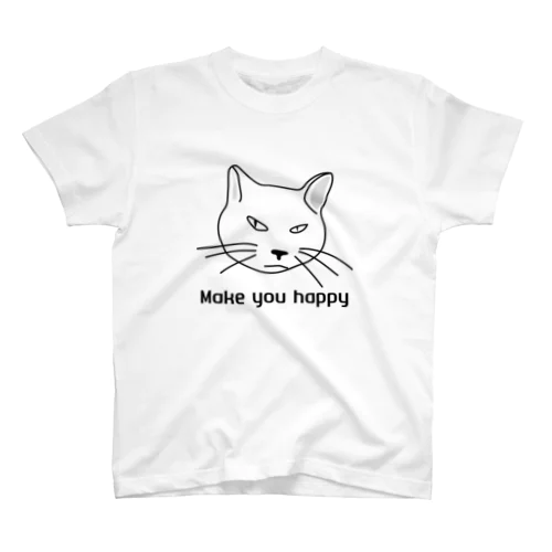 Make you happy cat Regular Fit T-Shirt